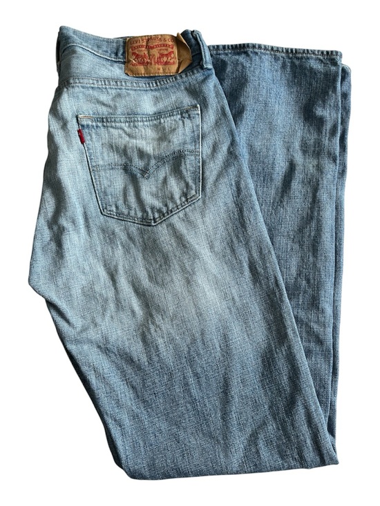 Levi's Other - Levis 501XX Jeans Mens 34x36 Blue Denim Original Classic Straight Button Fly